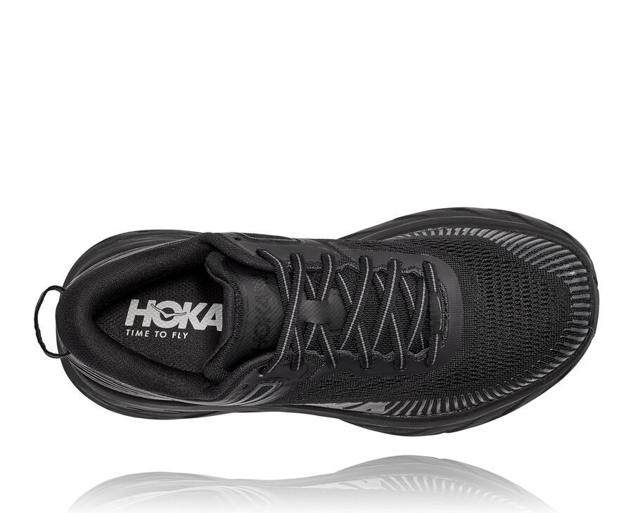 Hoka One One ランニングシューズ レディース 黒 - ボンダイ7 - XT0286517